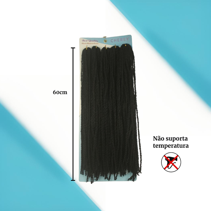 Cabelo Sintetico em espiral Ayana 60 cm 400 g