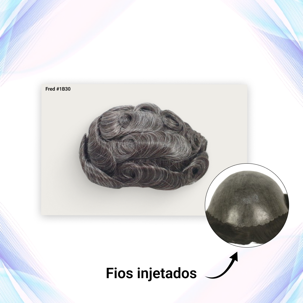 Protese capilar micropele Fred Injetada tamanho 20x25