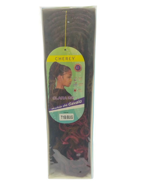 Aplique Rabo de Cavalo com Dread Mod. Clara 55cm