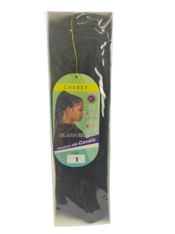 Aplique Rabo de Cavalo com Dread Mod. Clara 55cm