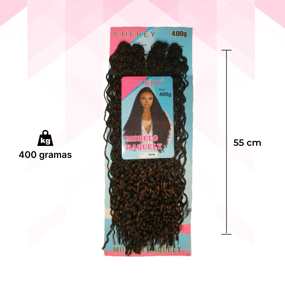 Cabelo Sintetico Raquely 400g para crochet braid
