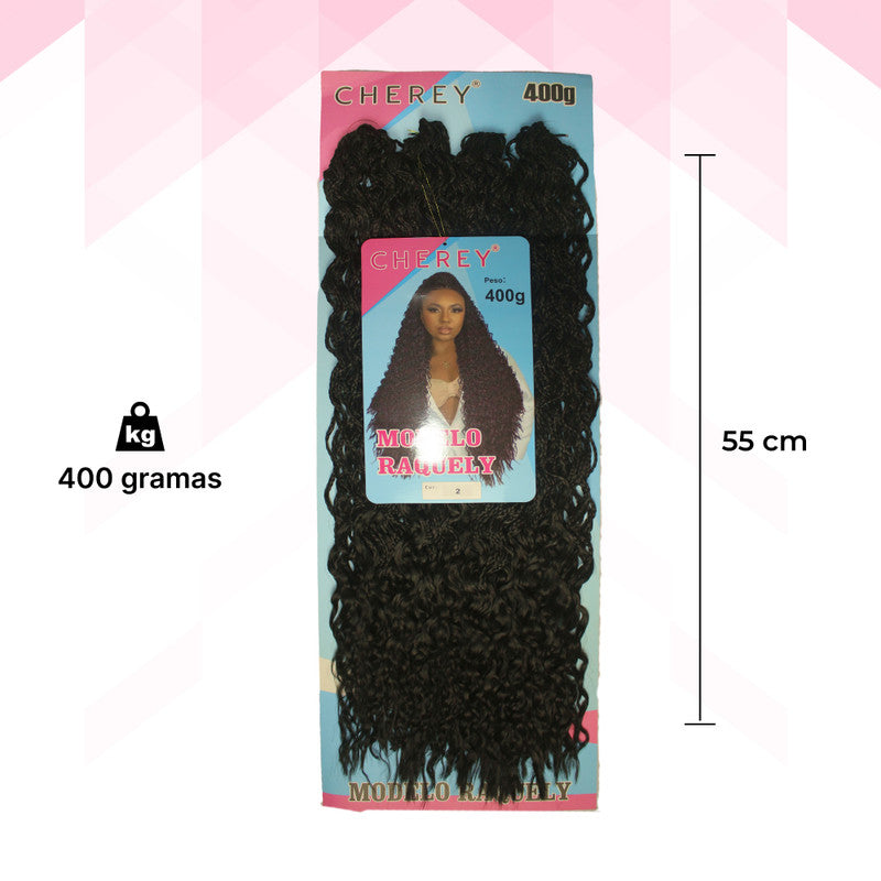 Cabelo Sintetico Raquely 400g para crochet braid