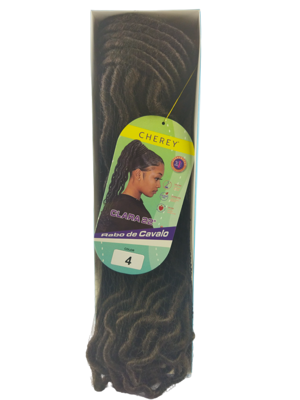 Aplique Rabo de Cavalo com Dread Mod. Clara 55cm