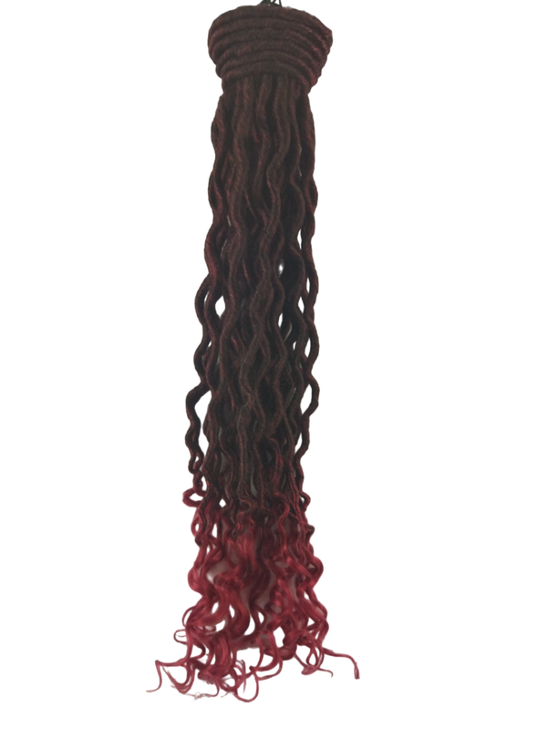 Aplique Rabo de Cavalo com Dread Mod. Clara 55cm