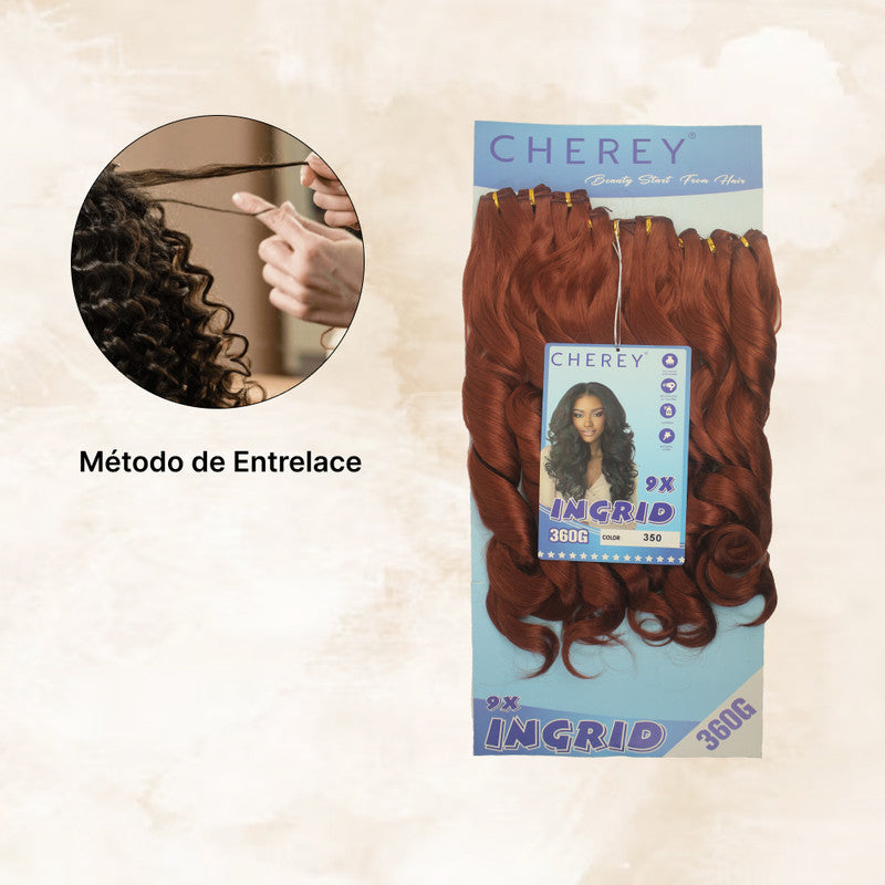 Cabelo Orgânico 9x ingrid 360g entrelace