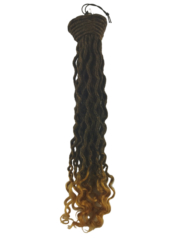 Aplique Rabo de Cavalo com Dread Mod. Clara 55cm