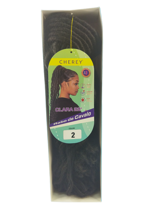 Aplique Rabo de Cavalo com Dread Mod. Clara 55cm