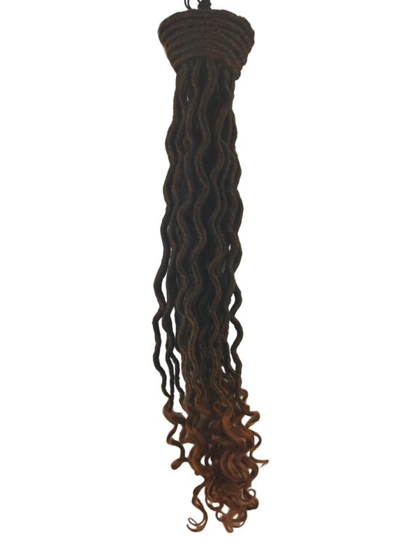 Aplique Rabo de Cavalo com Dread Mod. Clara 55cm