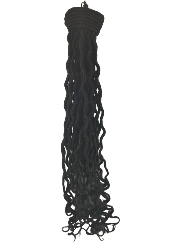 Aplique Rabo de Cavalo com Dread Mod. Clara 55cm