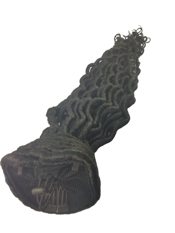 Aplique Rabo de Cavalo com Dread Mod. Clara 55cm