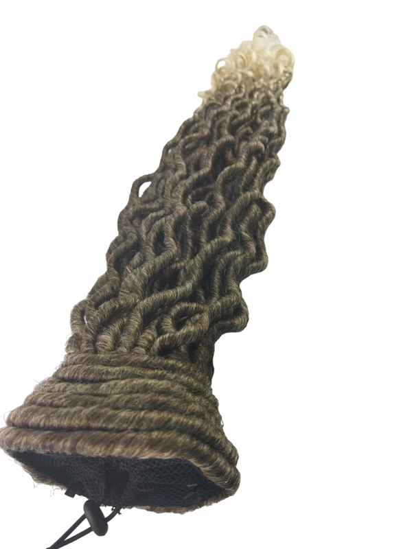 Aplique Rabo de Cavalo com Dread Mod. Clara 55cm