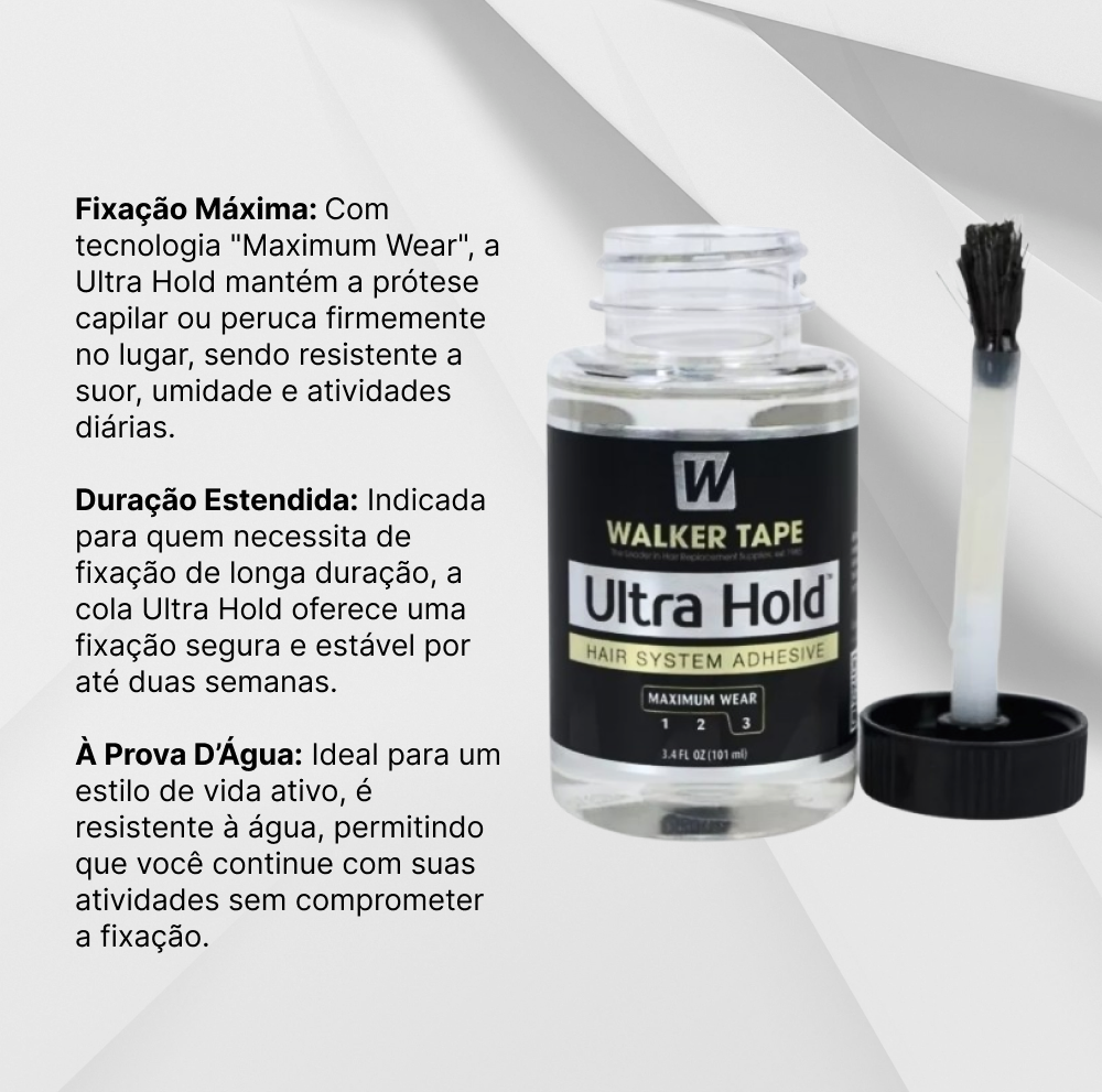 Cola Ultra hold 100ml para prótese capilar WalkerTape