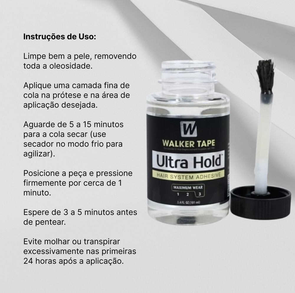Cola Ultra hold 100ml para prótese capilar WalkerTape