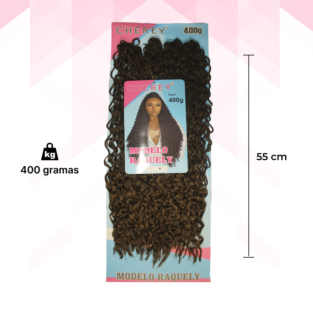 Cabelo Sintetico Raquely 400g para crochet braid
