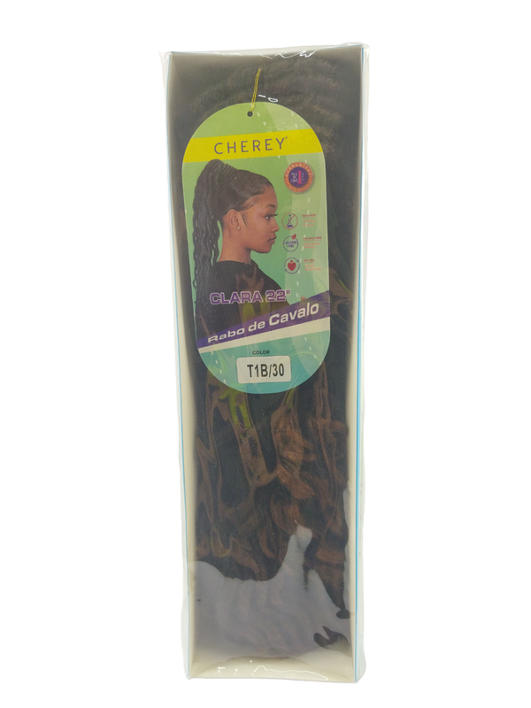 Aplique Rabo de Cavalo com Dread Mod. Clara 55cm
