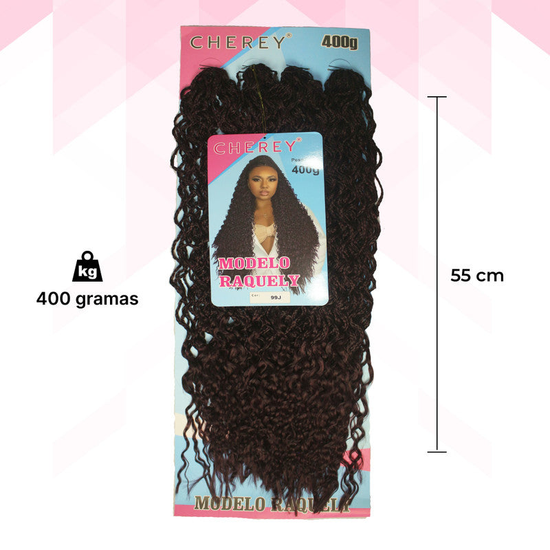 Cabelo Sintetico Raquely 400g para crochet braid
