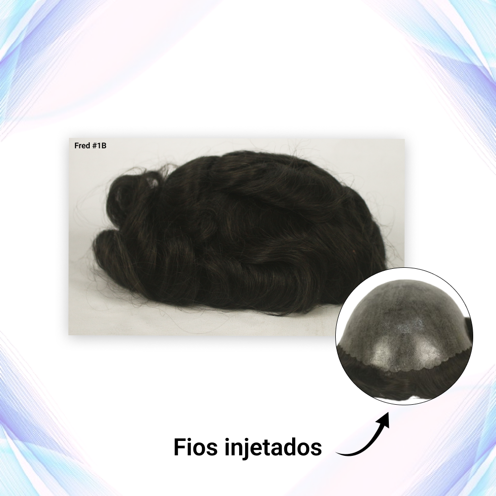 Protese capilar micropele Fred Injetada tamanho 20x25
