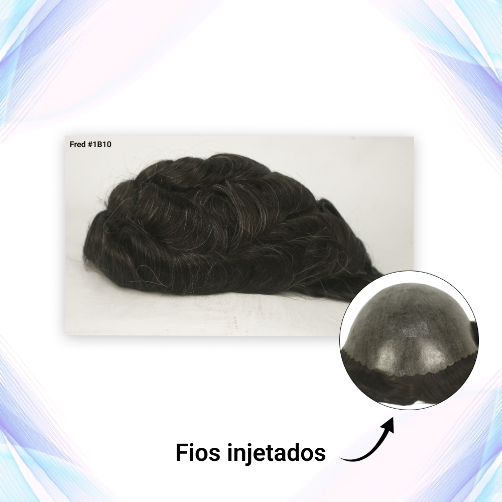 Protese capilar micropele Fred Injetada tamanho 20x25