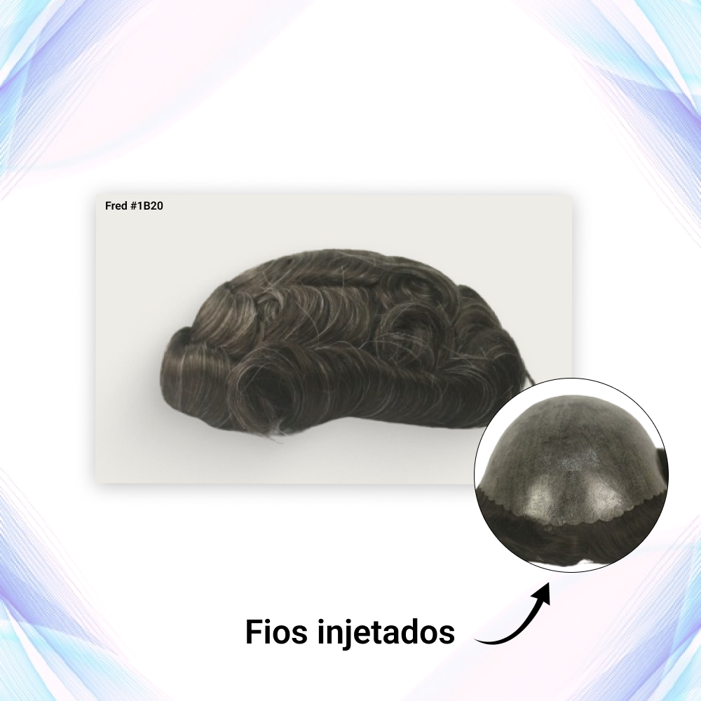 Protese capilar micropele Fred Injetada tamanho 20x25
