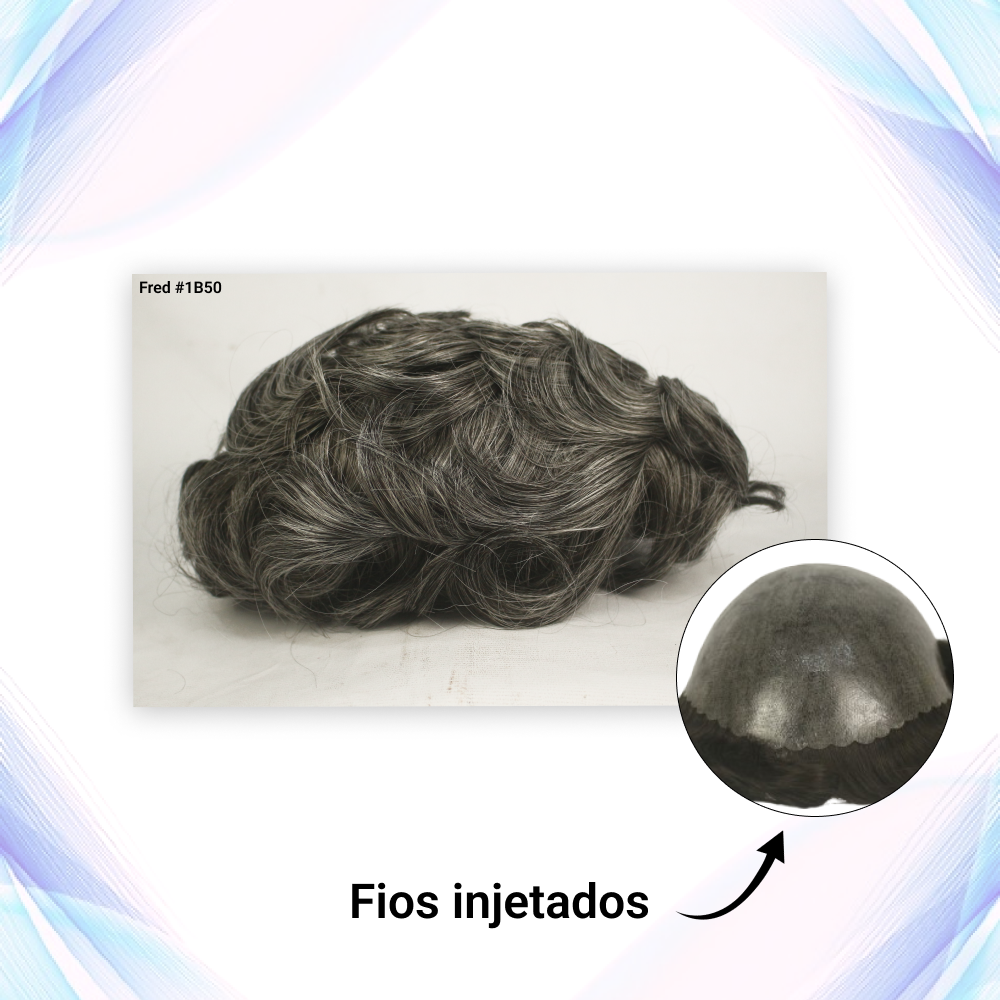 Protese capilar micropele Fred Injetada tamanho 20x25