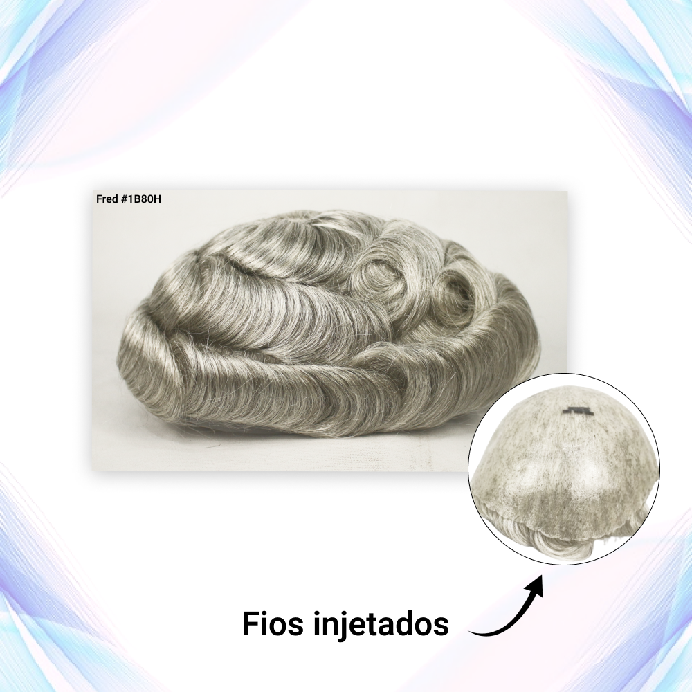 Protese capilar micropele Fred Injetada tamanho 20x25