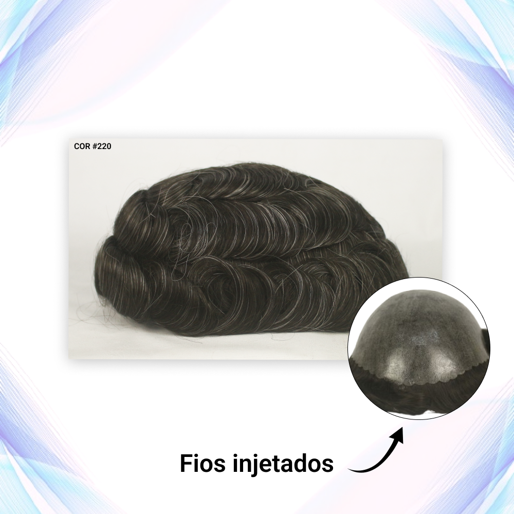 Protese capilar micropele Fred Injetada tamanho 20x25