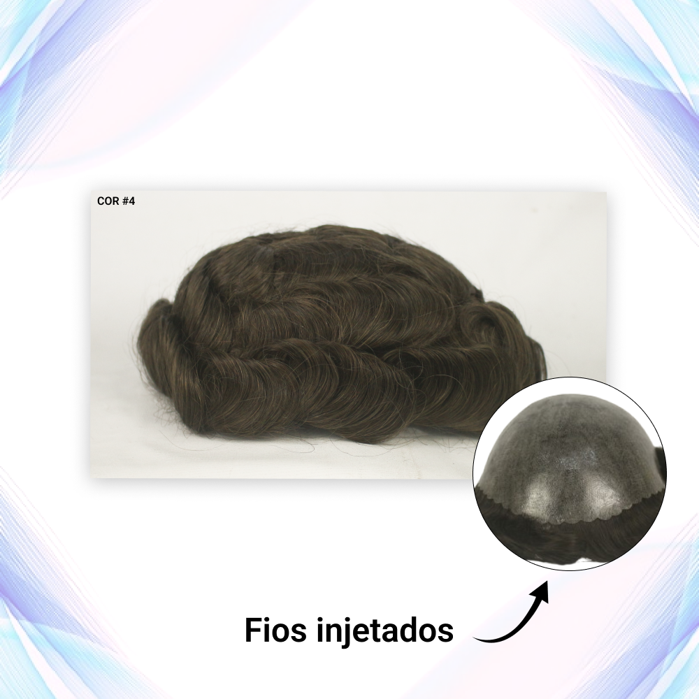 Protese capilar micropele Fred Injetada tamanho 20x25