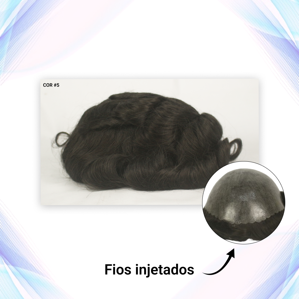 Protese capilar micropele Fred Injetada tamanho 20x25
