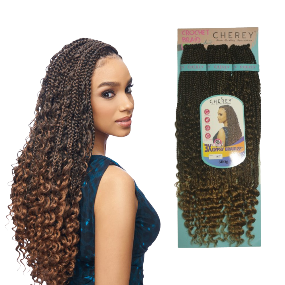 Aplique Gypsy 3x Cabelo Boho Box 300gr Crochet Braid