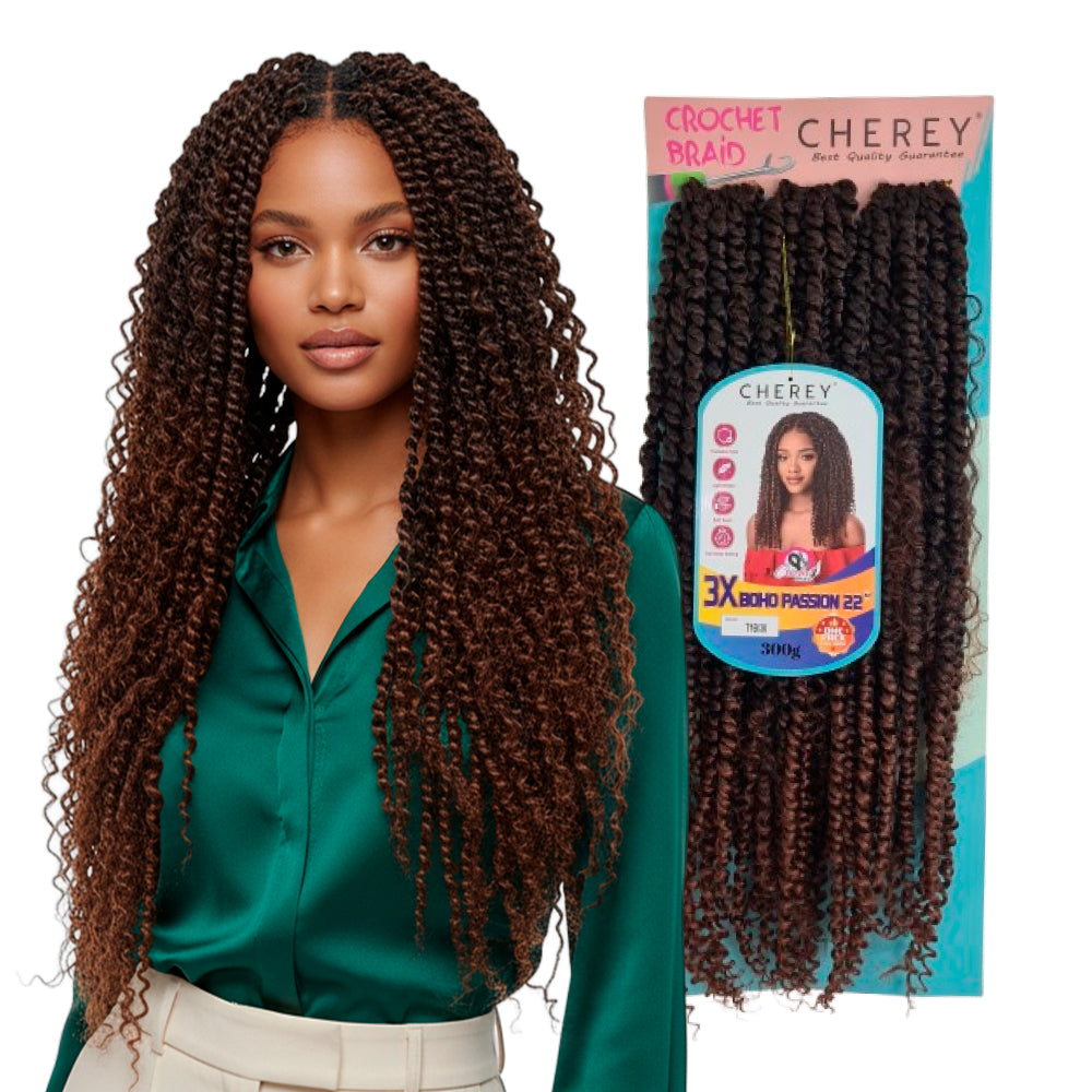 Hair Extension 3x Boho Passion 55cm 300g Crochet Braid – cherey.com.br