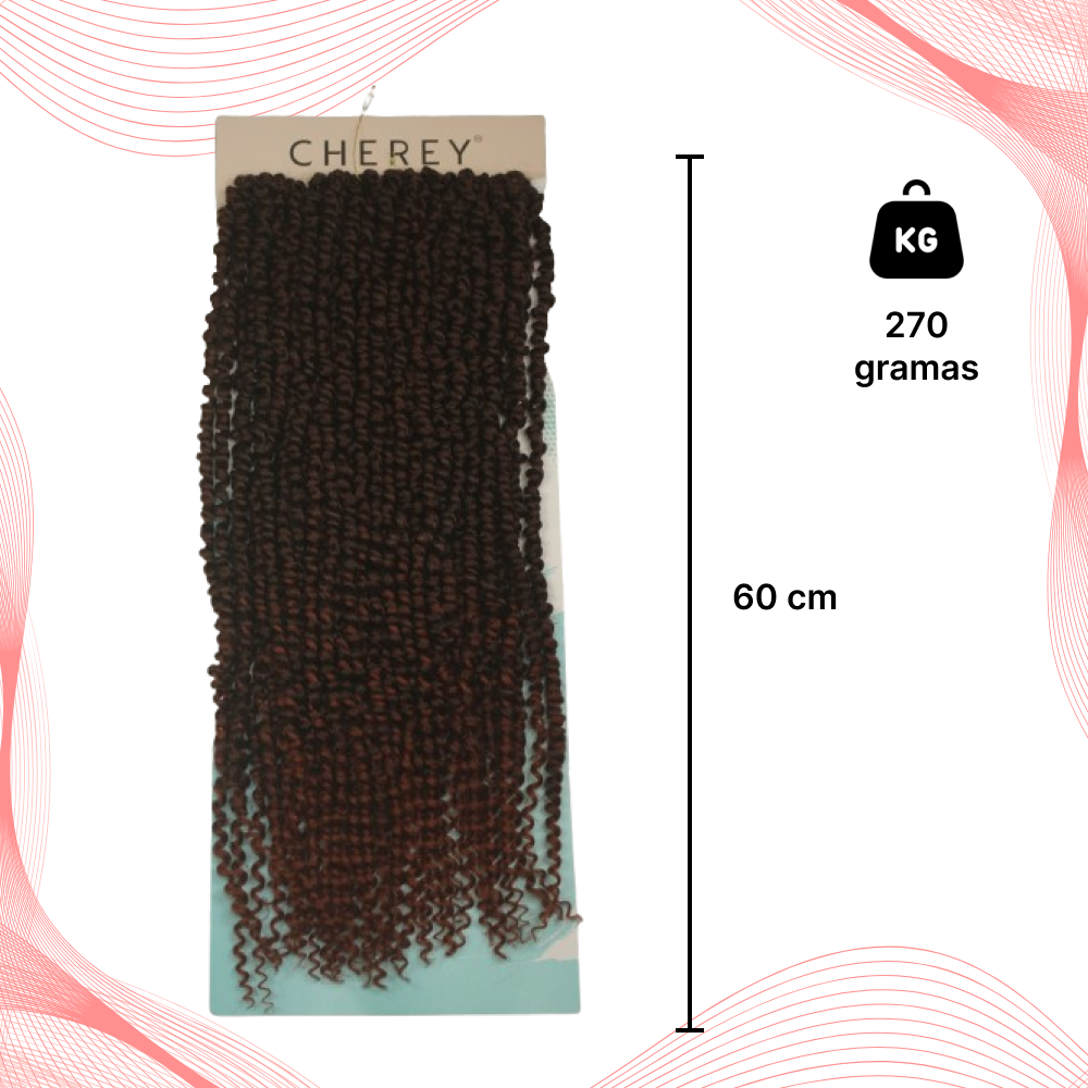 Cabelo Cacheado Passion Twist Crochet 270gr 60cm