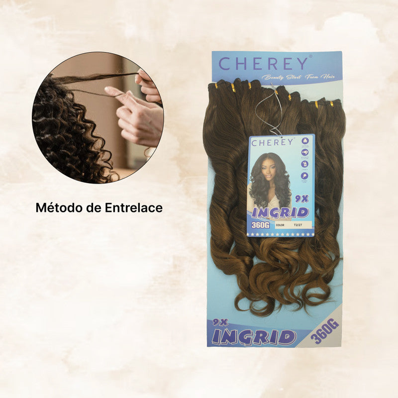Cabelo Orgânico 9x ingrid 360g entrelace