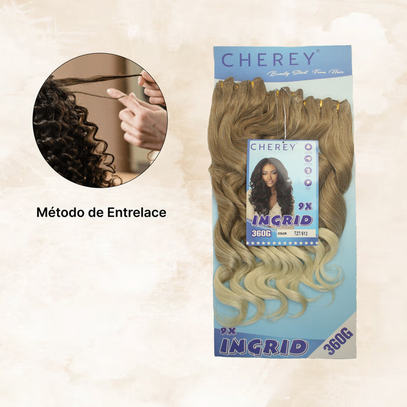 Cabelo Orgânico 9x ingrid 360g entrelace