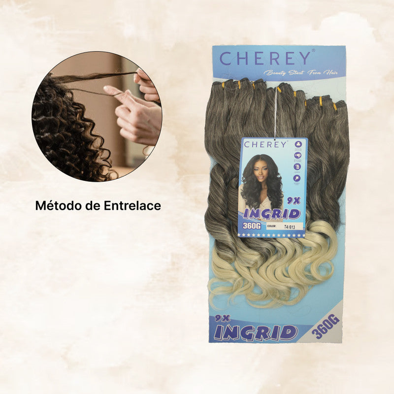 Cabelo Orgânico 9x ingrid 360g entrelace