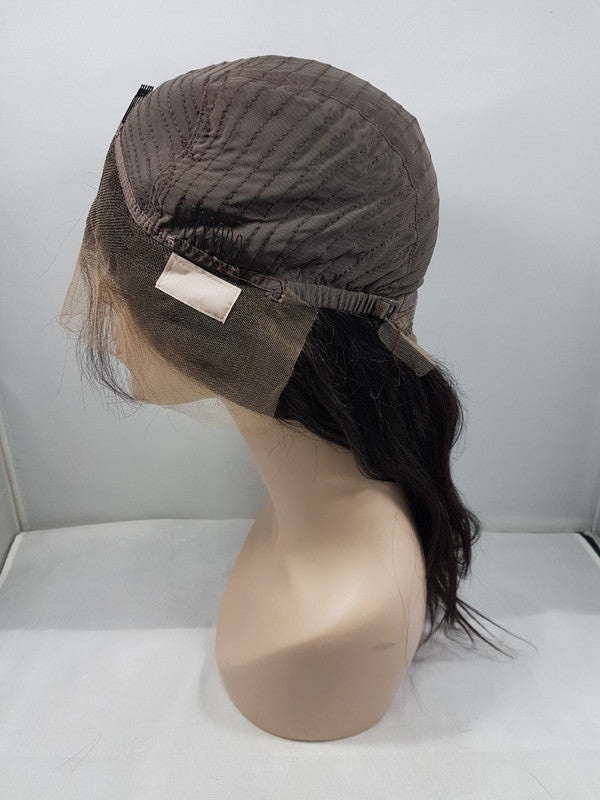 Peruca Front Lace 100% Cabelo humano 30cm (Fio esticado)