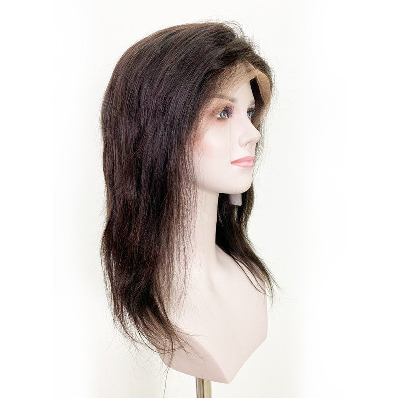 Peruca Front Lace 100% Cabelo humano 30cm (Fio esticado)