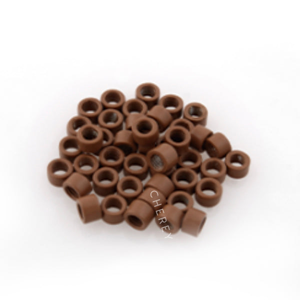Argolinhas sem Silicone 100PÇS #Marrom