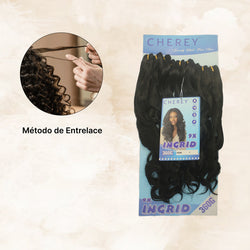 Cabelo Orgânico 9x ingrid 360g entrelace