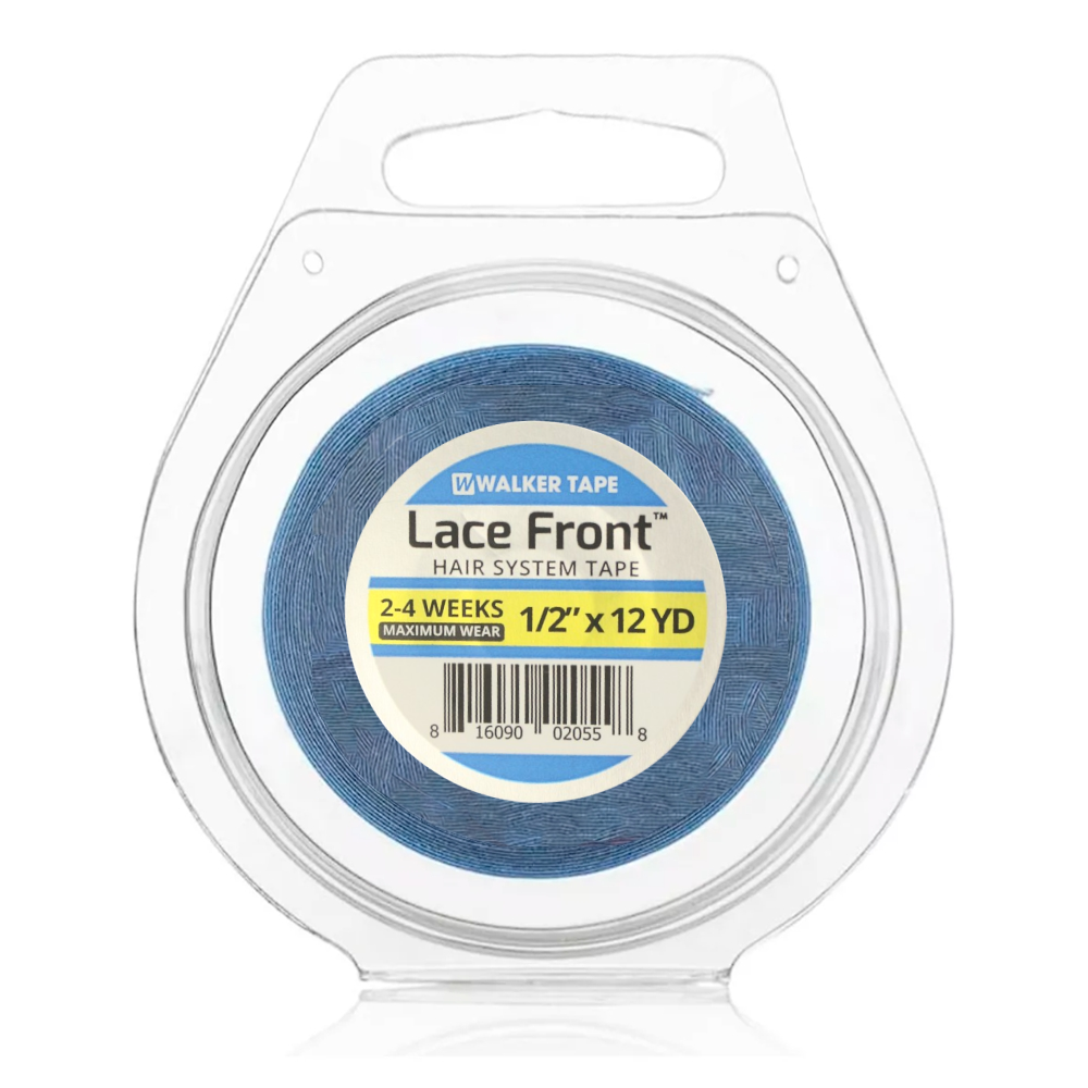 Blue Lace Front Tape for hair prosthesis 1.27cm x 10.97m Walker tape