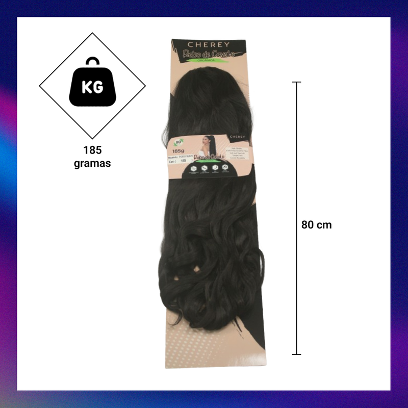 Cabelo Bio Orgânica Podo Wave Rabo de Cavalo 185g