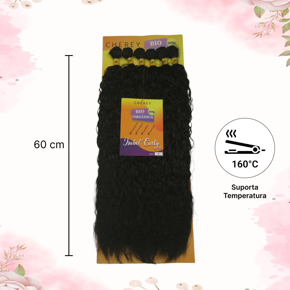 Isabel Curly Bio Fiber Hair 6x 300g For Interlacing