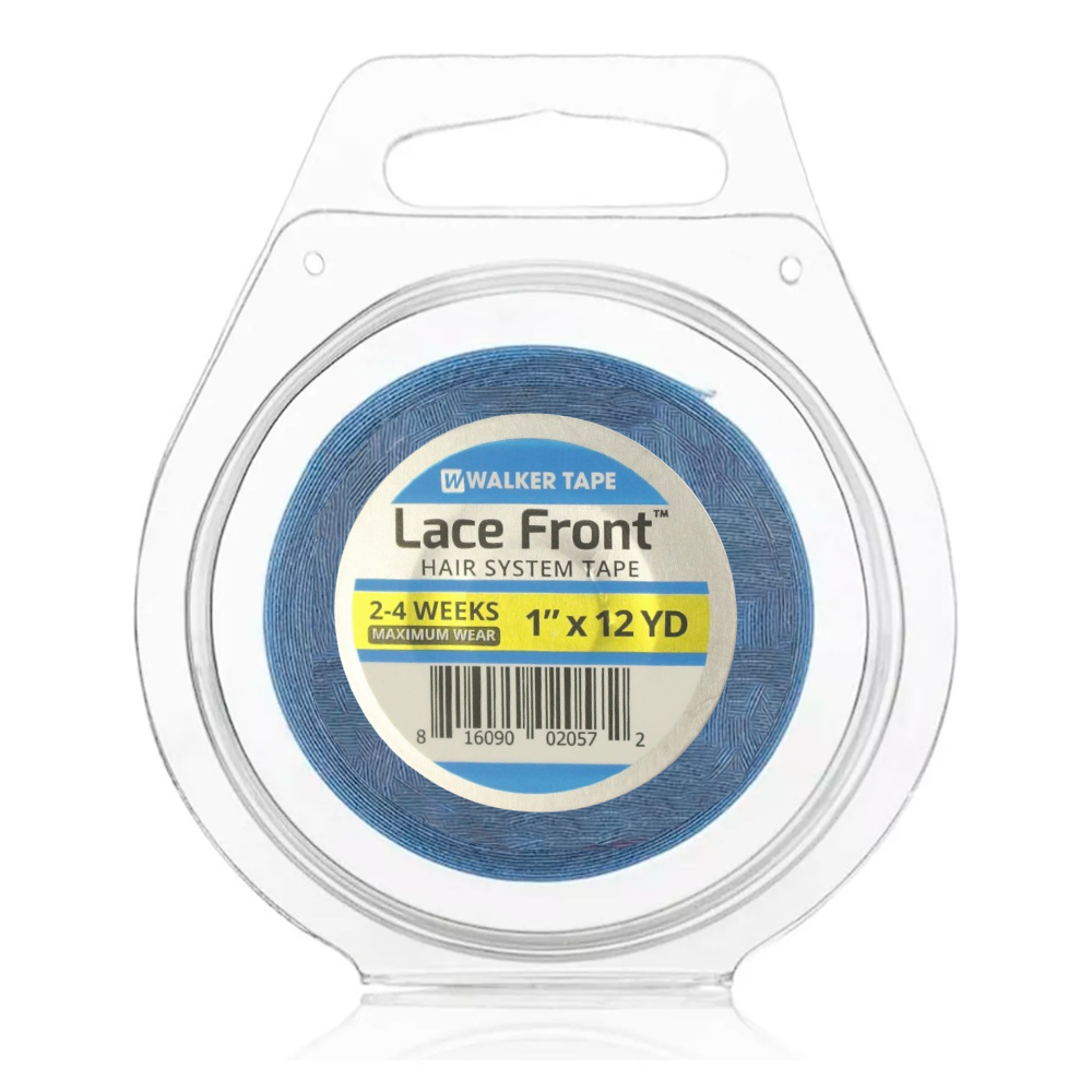 Blue Lace Front Tape for Hair Prosthesis 2.54cm x 10.97m Walker tape