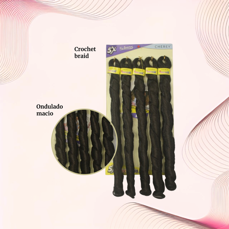 Cabelo para trança French Curl 400 g Braid Cherey