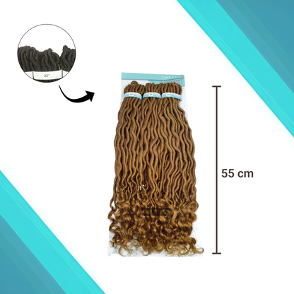 Cabelo Goddess Curl Fibra Sintética 260g