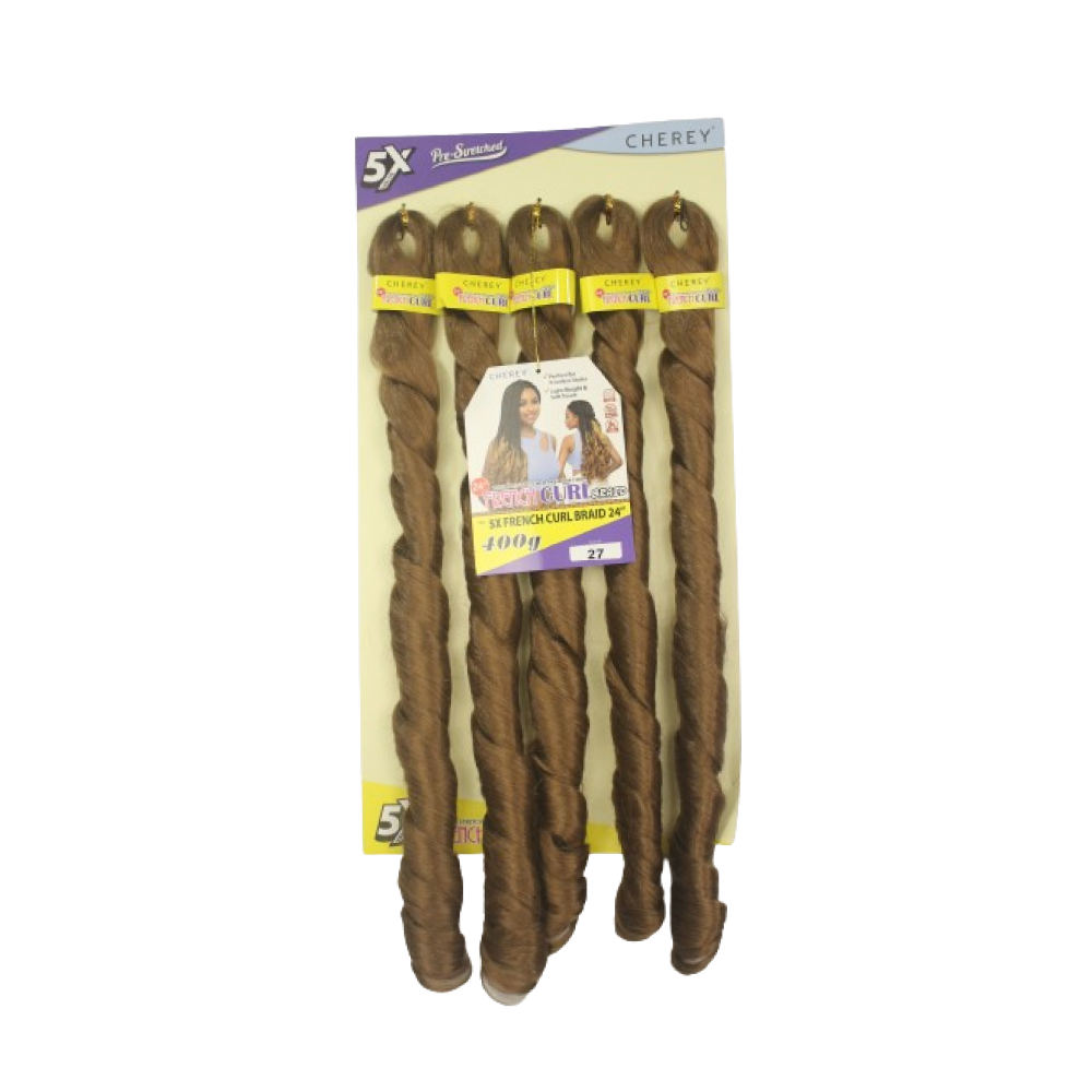 Cabelo para trança French Curl 400 g Braid Cherey