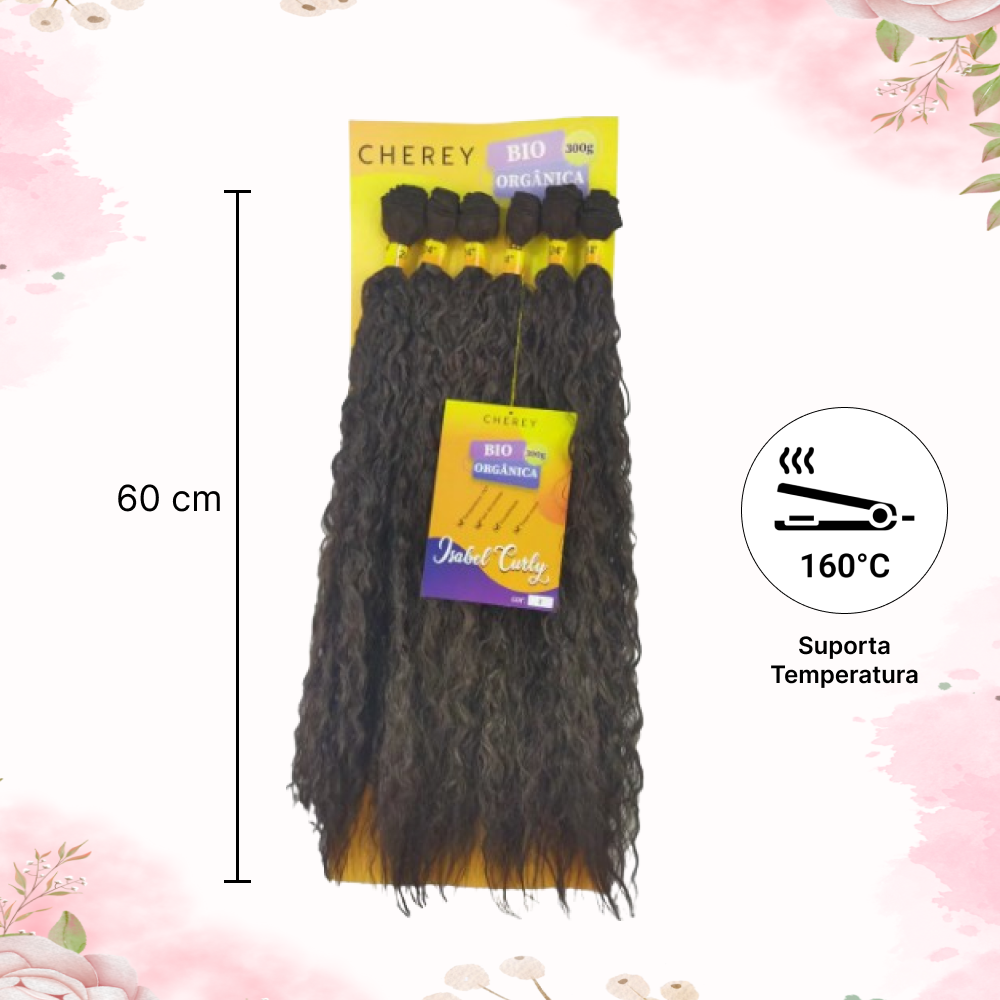 Isabel Curly Bio Fiber Hair 6x 300g For Interlacing