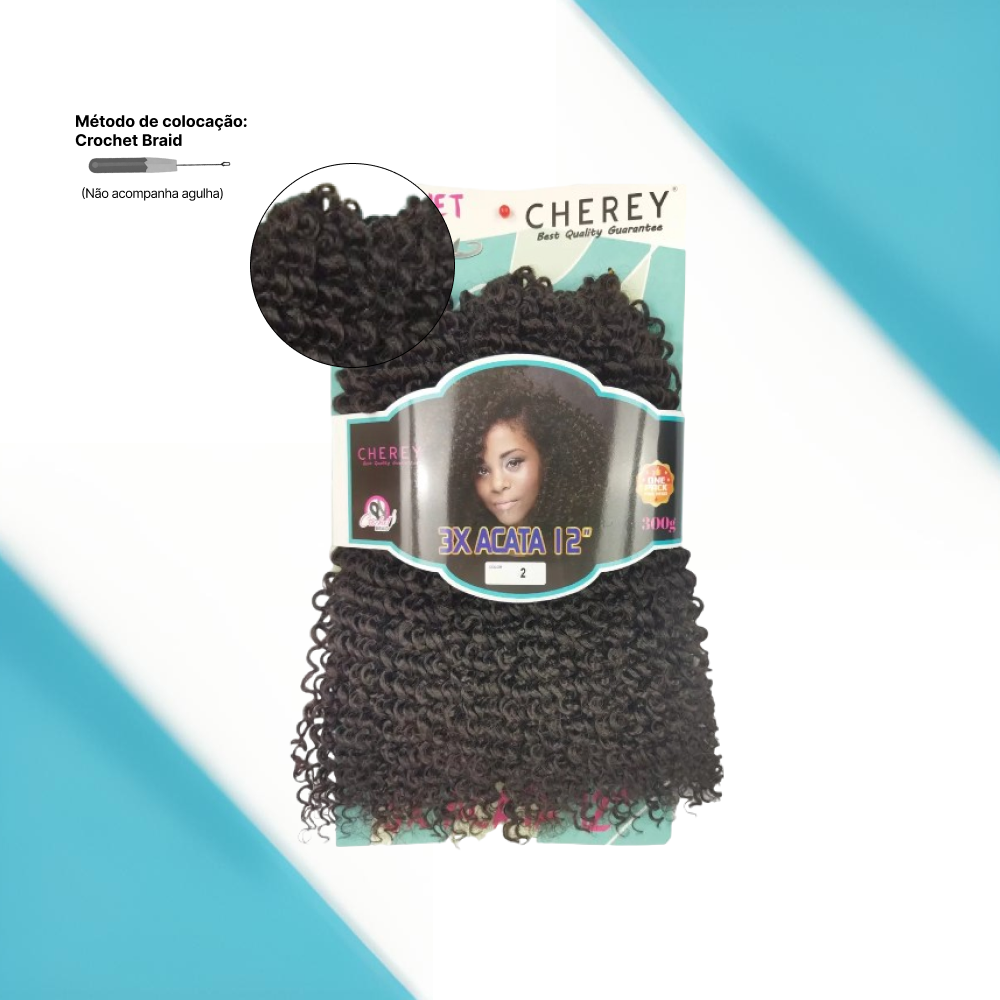Cabelo Orgânico Cacheado Premium Acata 300G