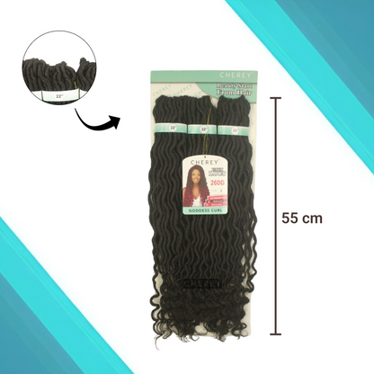 Cabelo Goddess Curl Fibra Sintética 260g