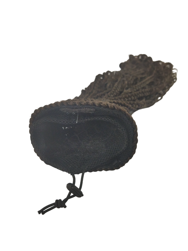 Aplique Rabo de Cavalo trançado e cacheado Mod. Ruth 55cm