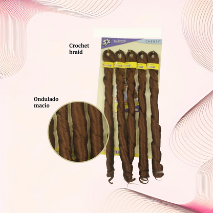 Cabelo para trança French Curl 400 g Braid Cherey